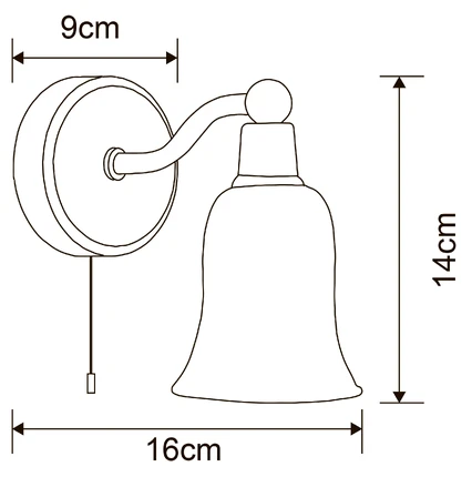 Бра Arte Lamp AQUA A2944AP-1CC